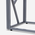 Eingangstisch modernes Design 100x40x78cm mit Glasplatte Kevin Eigenschaften