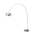 Stehlampe bogenförmig aus Metall mit Marmorsockel h220 cm Bow Aktion