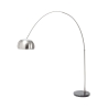 Stehlampe bogenförmig aus Metall mit Marmorsockel h220 cm Bow Aktion