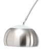 Stehlampe bogenförmig aus Metall mit Marmorsockel h220 cm Bow Angebot