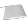 Stehlampe bogenförmig aus Metall weiß mit Marmorsockel h160 cm Moines Angebot
