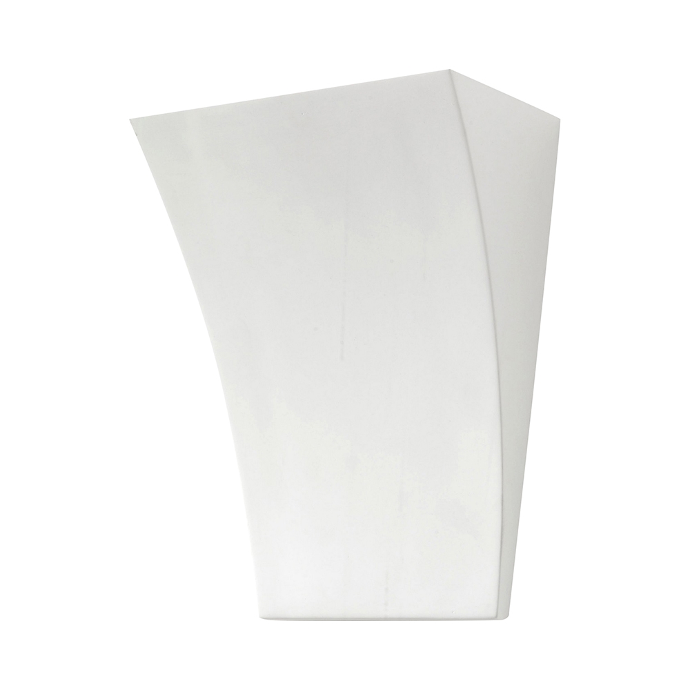 Wandlampe aus weißer Keramik mit minimalistischem Design Tampa Aktion Wandlampe aus weißer Keramik mit minimalistischem Design Tampa Aktion