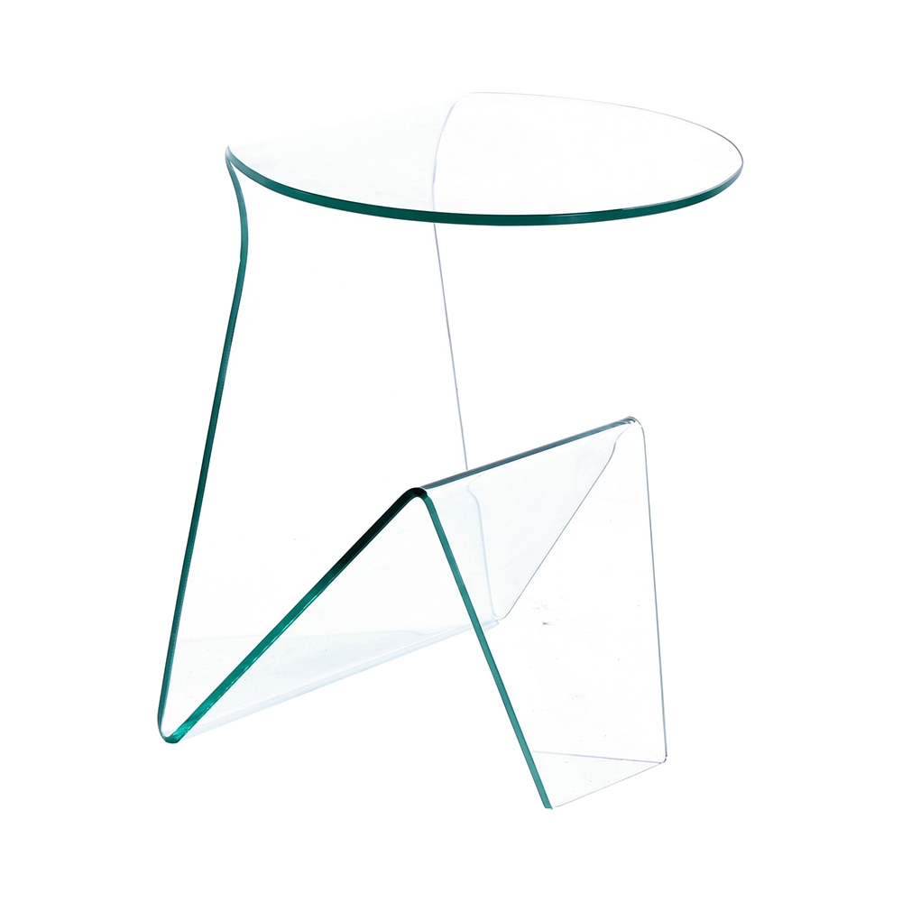 Wohnzimmertisch Design gebogen Glas modern Light Aktion Wohnzimmertisch Design gebogen Glas modern Light Aktion