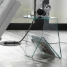 Wohnzimmertisch Design gebogen Glas modern Light Verkauf
