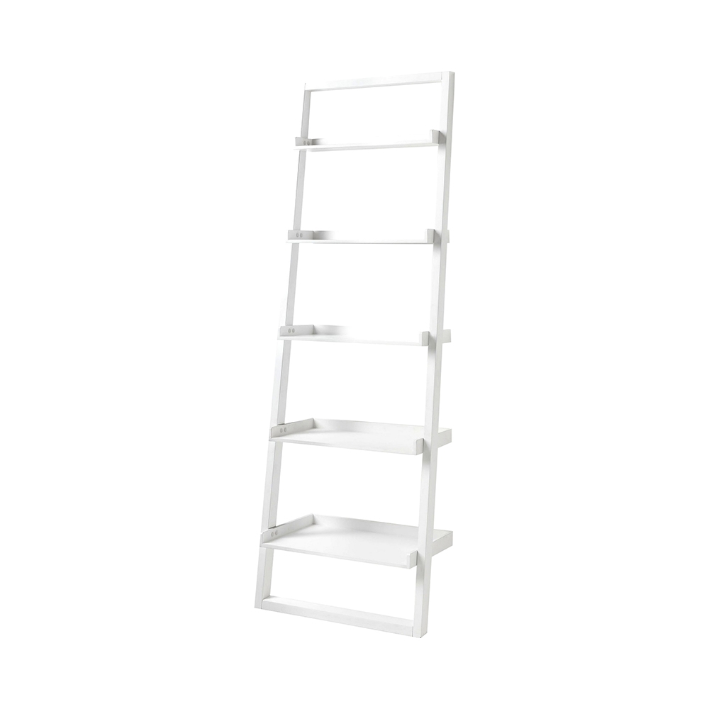 Wandbüccherregal modern weiß mit 5 Einlegeböden h193cm Peoria Aktion Wandbüccherregal modern weiß mit 5 Einlegeböden h193cm Peoria Aktion