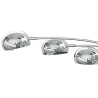 Stehlampe modern mit 5 verstellbaren Lampenschirmen h216 cm Wellington Sales