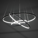 Hängelampe LED mit verschlungenen Ringen Ø80 cm Kering Verkauf