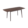 Ess- Küchentisch ausziehbar 120-150x75cm in Walnuss dunkel Cayer Verkauf