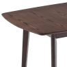 Ess- Küchentisch ausziehbar 120-150x75cm in Walnuss dunkel Cayer Angebot