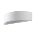 Wandlampe modern minimalistisch weißer Gips 30cm Tony Aktion