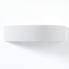 Wandlampe modern minimalistisch weißer Gips 30cm Tony Sales