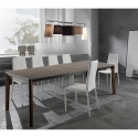 Esstisch ausziehbar 160-240x90cm in dunklem Walnuss Komodo Wood Angebot