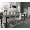 Esstisch ausziehbar 160-240x90cm in dunklem Walnuss Komodo Wood Angebot
