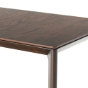 Esstisch ausziehbar 160-240x90cm in dunklem Walnuss Komodo Wood Sales