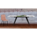 Esstisch ausziehbar mit Keramikplatte 140-200x81cm Onice Lagerbestand