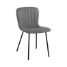 Wohnzimmer- Küchenstühle 4er Set modern aus Stoff Karya Angebot