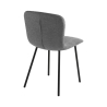 Wohnzimmer- Küchenstühle 4er Set modern aus Stoff Karya Katalog