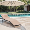 Klappbare Rattan-Gartenliege mit Kissen Tenerife Verkauf