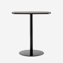 Esstisch 70x70cm für Restaurant Küche schwarz Marmoreffekt Mikee+ Angebot