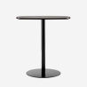 Esstisch 70x70cm für Restaurant Küche schwarz Marmoreffekt Mikee+ Angebot