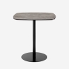 Esstisch 70x70cm für Restaurant Küche schwarz Marmoreffekt Mikee+ Verkauf