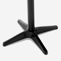 Stehtisch 70x70x105cm schwarz für Bar-Bistro mit Taschenhaken Jotor+ Angebot
