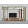 Moderne Wohnwand mit Vitrine und Bücherregal Egypt WT Angebot