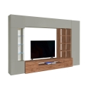 Moderne Wohnwand mit Vitrine und Bücherregal Egypt WT Verkauf