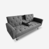 Schlafsofa 2-Sitzer verstellbar Click-Clac, Armlehne und Getränkehalter Otium Angebot