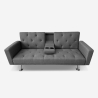 Schlafsofa 2-Sitzer verstellbar Click-Clac, Armlehne und Getränkehalter Otium Katalog