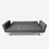 Schlafsofa 2-Sitzer verstellbar Click-Clac, Armlehne und Getränkehalter Otium Lagerbestand