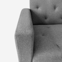 Schlafsofa 2-Sitzer verstellbar Click-Clac, Armlehne und Getränkehalter Otium Auswahl
