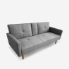 Schlafsofa 2-Sitzer nordischer Stil mit Armlehne Getränkehalter Donum Angebot