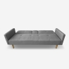 Schlafsofa 2-Sitzer nordischer Stil mit Armlehne Getränkehalter Donum Lagerbestand