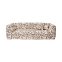 Sofa 3-Sitzer modern in gemustertem Stoff mit Kissen 235cm Cady 3 Angebot