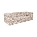 Sofa 3-Sitzer modern in gemustertem Stoff mit Kissen 235cm Cady 3 Verkauf