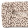 Sofa 3-Sitzer modern in gemustertem Stoff mit Kissen 235cm Cady 3 Lagerbestand