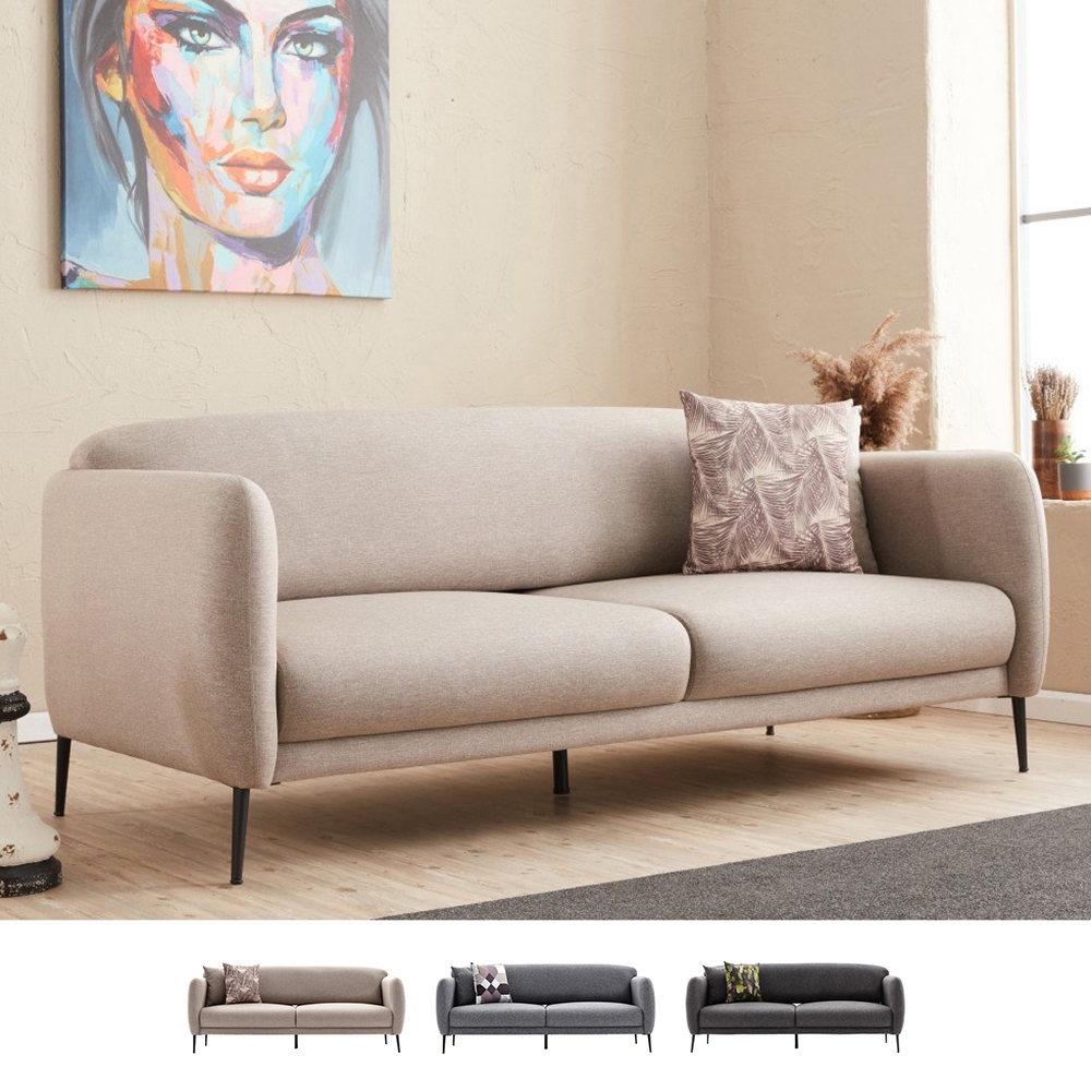 Schlafsofa 2-Sitzer modern aus Stoff klappbar mit Rückenlehne Venus 2 Aktion Schlafsofa 2-Sitzer modern aus Stoff klappbar mit Rückenlehne Venus 2 Aktion