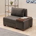 Sessel Bett Chaiselongue rechts klappbar aus Leinen Betty Right Katalog