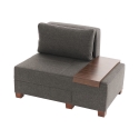 Sessel Bett Chaiselongue rechts klappbar aus Leinen Betty Right Auswahl