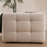 Sofa 3-Sitzer modern Bouclé mit Kissen 235cm Cady Sales