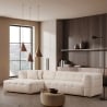 Sofa 4-Sitzer Ecke links mit Bouclé-Chaiselongue Cady Left Angebot