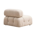 Modulsofa 4-Sitzer cremefarben aus Stoff Bubble 3S Rabatte