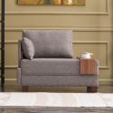 Sessel Chaiselongue modern mit integriertem Tablett Fly Left Verkauf