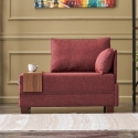 Sessel Chaiselongue aus Stoff mit integriertem Tablett Fly Right 