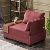 Sessel Chaiselongue aus Stoff mit integriertem Tablett Fly Right 