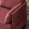 Sessel Chaiselongue aus Stoff mit integriertem Tablett Fly Right 