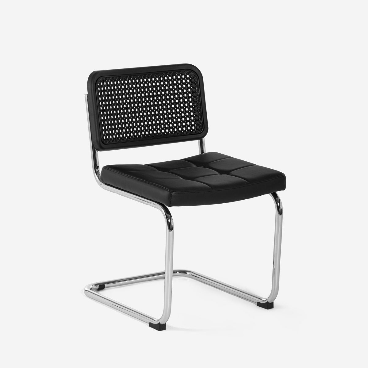 Stuhl Freischwinger Wienerstil aus Kunstleder in modernem Design Erys Lux Aktion Stuhl Freischwinger Wienerstil aus Kunstleder in modernem Design Erys Lux Aktion