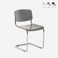 Stuhl Esszimmer Büro Design modern Freischwinger Erys Light Aktion