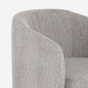 Sessel modern Stoff Bouclè Wohnzimmer drehbar Orav Angebot